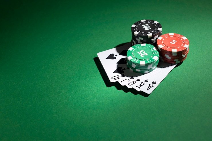 Live dealer at nomor macau Sydney Pools table with cards and chip tray